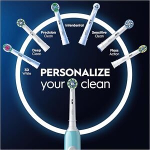 Oral-B Pro 1 Electric Toothbrushes For Adults With 3D Cleaning