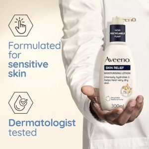 Aveeno Skin Relief Moisturising Lotion, With Soothing Triple Oat Complex & Shea Butter