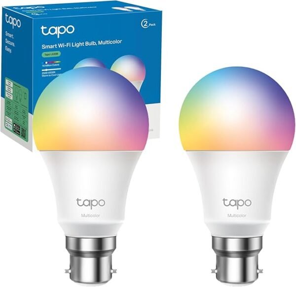 apo Smart Bulb, B22 Multicolor Energy Saving Alexa Light Bulbs, 60W,