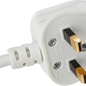 Masterplug Four Socket Extension with Individual Switches, 2 Metres, White