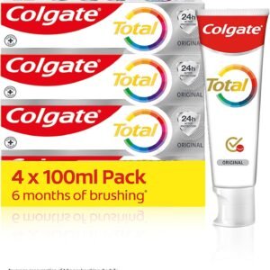 Colgate Total Original Toothpaste 4x100ml | Stronger 24-hour bacterial defence