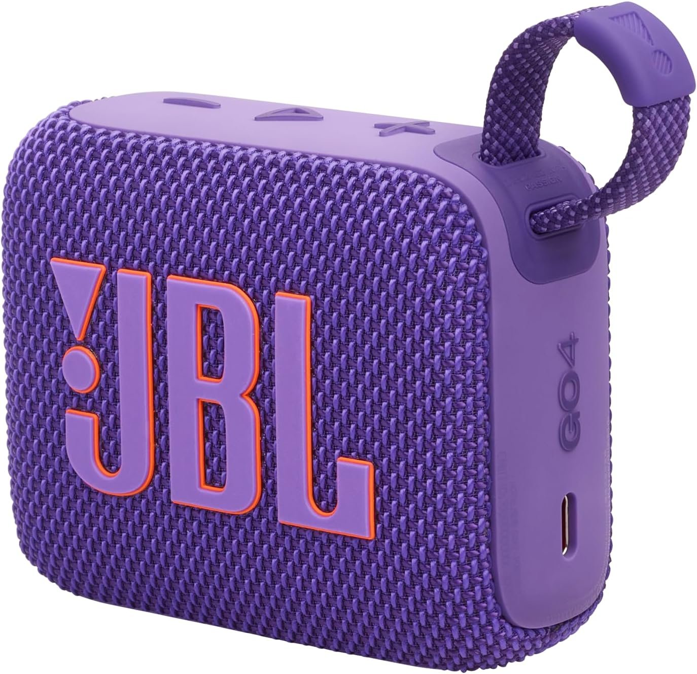 JBL GO 4 Ultra-Portable Bluetooth Speaker with Big Pro Sound and Punchy Bass, PlaytimeBoost, Waterproof Design and 7-Hour Playtime