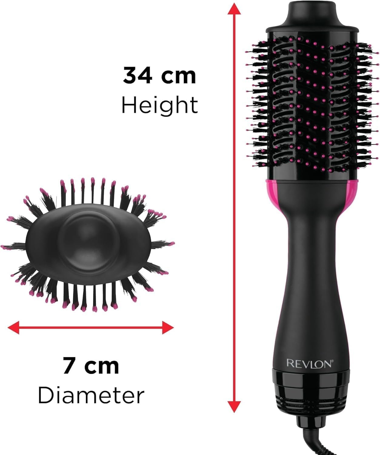 Revlon Salon One-Step Hair Dryer & Volumizer with Sectioning Comb