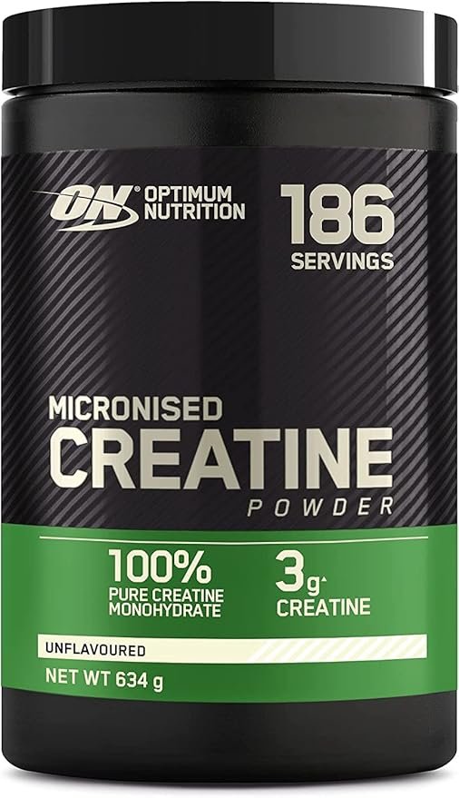 Optimum Nutrition Micronised Creatine Powder, 100% Pure Creatine Monohydrate Powder for Performance and Muscle Power,