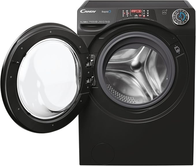 Candy RapidO 9 kg 1600rpm Washing Machine Black