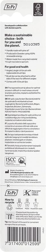 TePe Interspace Brush (medium) With 12 Heads