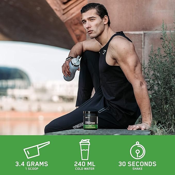 Optimum Nutrition Micronised Creatine Powder, 100% Pure Creatine Monohydrate Powder for Performance and Muscle Power,