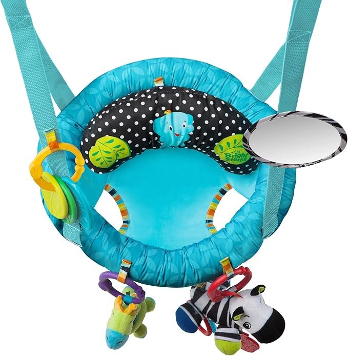 Bright Starts, Door Jumper - Bouncer 'n Spring Deluxe with Padded Seat, Door Clamp