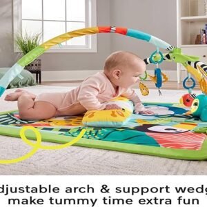 Fisher-Price 3-In-1 Rainforest Sensory Gym & Baby Play Mat
