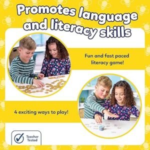 Orchard Toys Buzz Words Spelling Game - Literacy and Word Games for 5 Year Olds and Up - Learning and Educational Toys - Gifts for Kids, Boys and Girls - Age 5+ Years