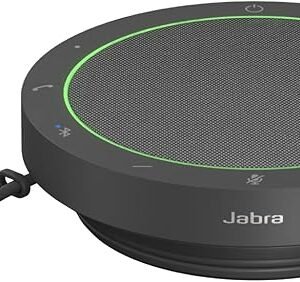 Jabra Speak2 55 Wireless Bluetooth Speakerphone with 4 Noise-cancelling Mics, Full-range 50mm Speaker,