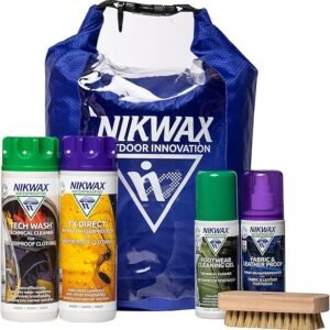 Nikwax OUTDOOR COMPLETE PROTECTION KIT, Cleaning & Waterproofing for Shoes