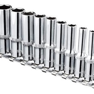 Blue Spot Tools 01540 1/4 Inch Deep Metric Socket Set, multi