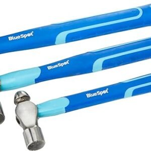 Blue Spot 26100 Ball Pein Hammer Set, Silver, Set of 3 Piece