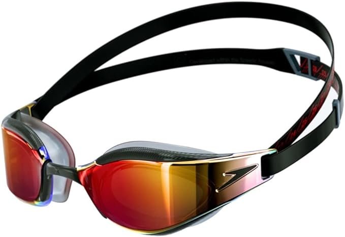 Speedo Unisex Fastskin Hyper Elite Swimming Goggles | Competitive Goggles | Performance Goggles | Training Goggles | Hydrodynamic Swimming Goggles (pack of 1)