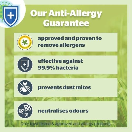Silentnight Anti-Allergy Pillows 2 Pack – Soft Medium Support Anti Bacterial, Bed Hotel Pillows for Back, Stomach and Side Sleepers, White