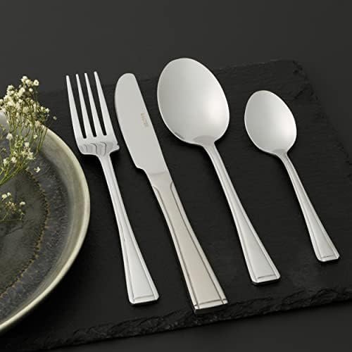 Salter COMBO-7489 Elegance Buxton 20 Piece Cutlery Set - Knives, Teaspoons, Serving Spoons, Table Spoons