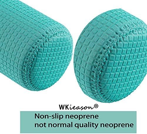 WK IEASON 12oz Standard Can Sleeves Insulators Holder Non-Slip Neoprene Can Cooler for Coco cola, White Claw and More(Green/Light Blue/Grey/Black)
