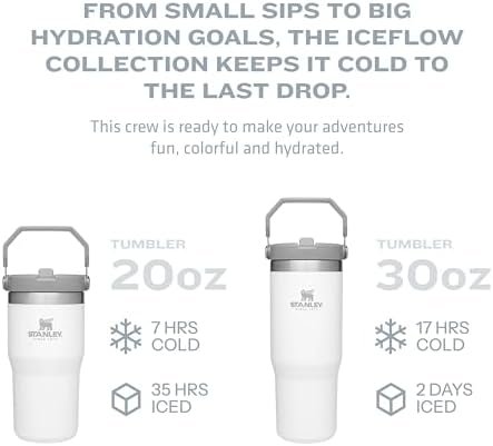 Stanley IceFlow™ Flip Straw Tumbler 30oz Rose Quartz