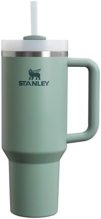 Stanley Quencher H2.0 FlowState Tumbler 1.2L - Cold For 11 Hours - Iced For 48 Hours - Water Bottle with Straw, Handle and Lid - Dishwasher Safe - Travel Mug For Cold or Hot Drinks - Shale