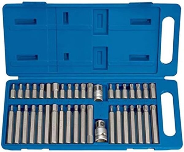 Silverline 881641 Hex, T20 - T55 and Spline Bit Set 40pce 40pce